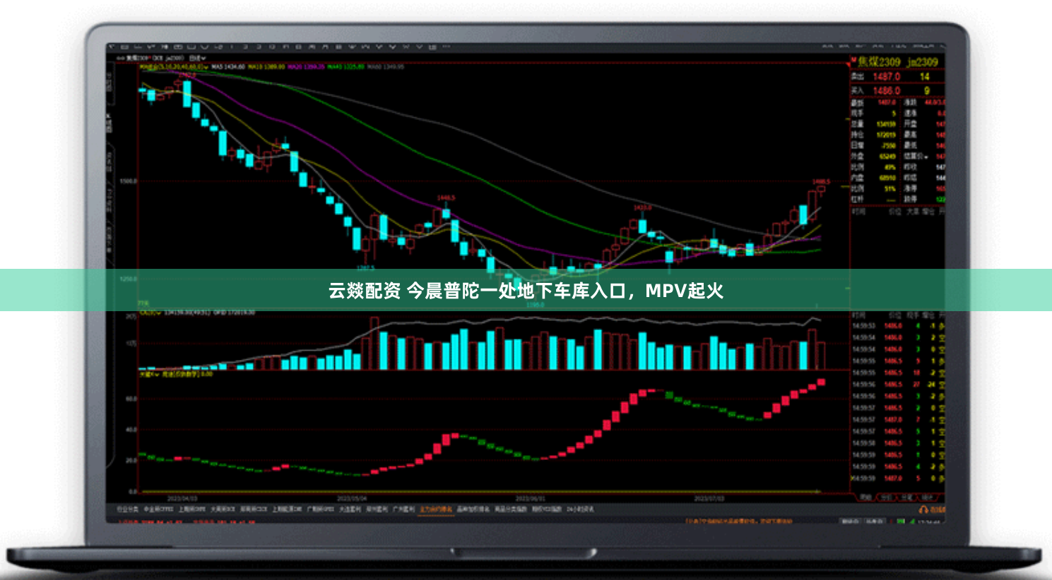 云燚配资 今晨普陀一处地下车库入口，MPV起火