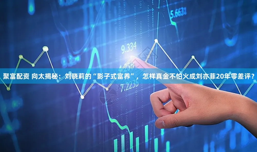 聚富配资 向太揭秘：刘晓莉的“影子式富养”，怎样真金不怕火成刘亦菲20年零差评？