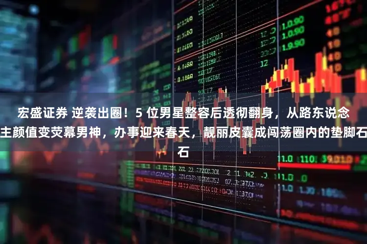 宏盛证券 逆袭出圈！5 位男星整容后透彻翻身，从路东说念主颜值变荧幕男神，办事迎来春天，靓丽皮囊成闯荡圈内的垫脚石