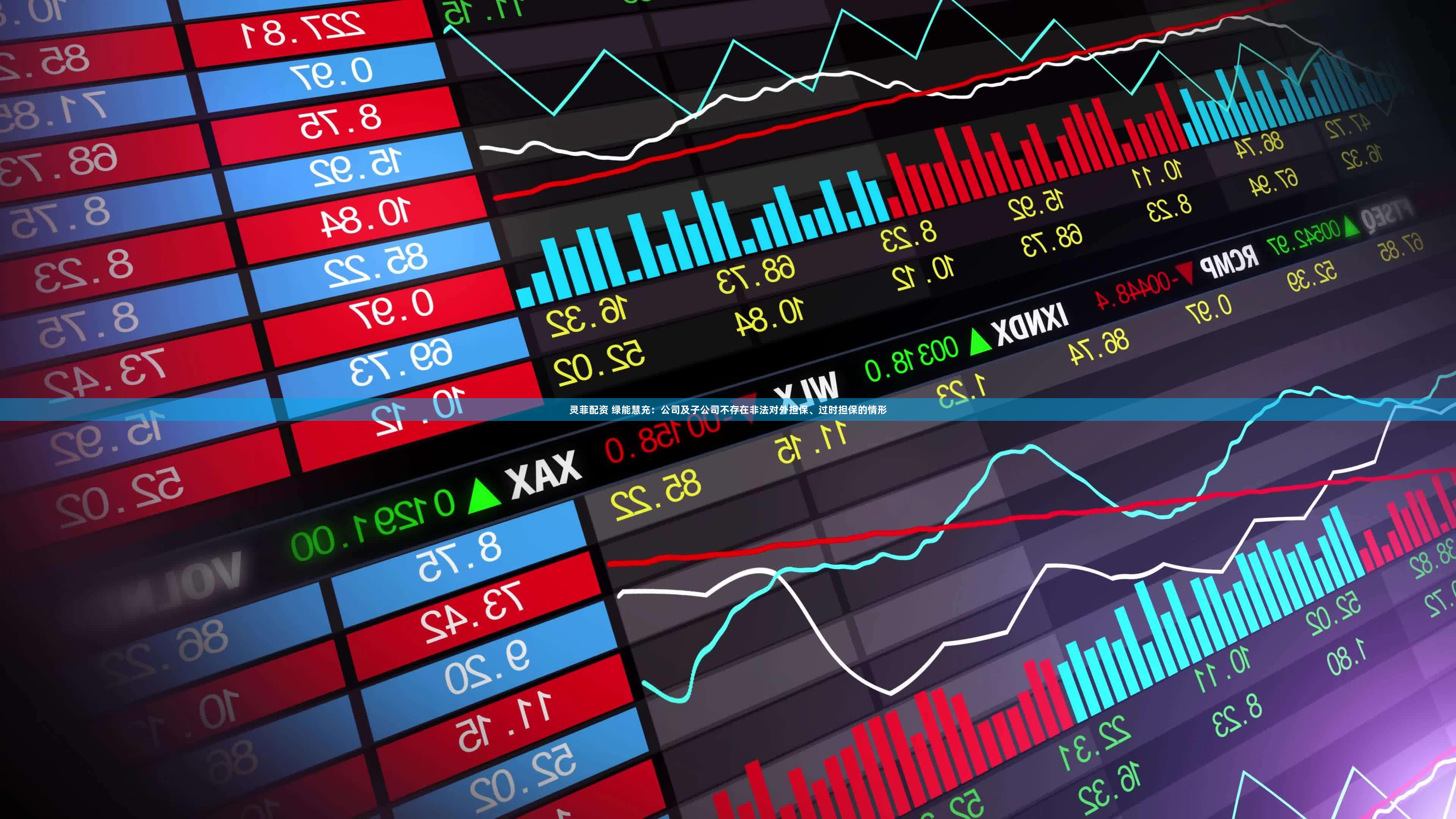 灵菲配资 绿能慧充：公司及子公司不存在非法对外担保、过时担保的情形