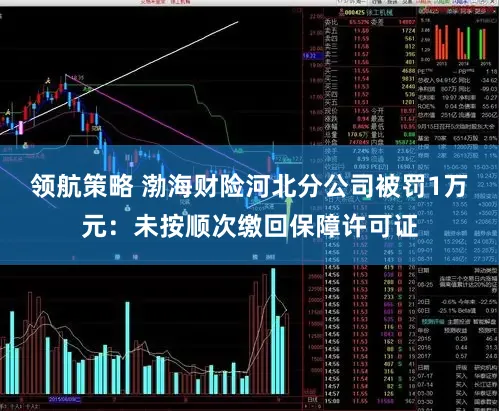 领航策略 渤海财险河北分公司被罚1万元：未按顺次缴回保障许可证