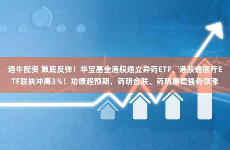 通牛配资 触底反弹！华宝基金港股通立异药ETF、港股通医疗ETF联袂冲高3%！功绩超预期，药明合联、药明康德强势领涨