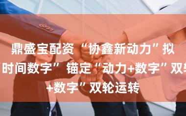 鼎盛宝配资 “协鑫新动力”拟更名“时间数字” 锚定“动力+数字”双轮运转
