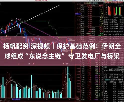 杨帆配资 深视频｜保护基础范例！伊朗全球组成“东说念主链” 守卫发电厂与桥梁